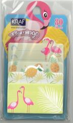 KRAF FLAMINGO YAPISKANLI NOT KAGIDI 80 YP 2216FL