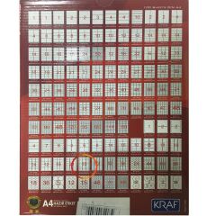 KRAF LASER ETIKET 2033 63.5x25.4 (33x100=3300)