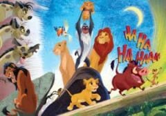 KS GAMES PUZZLE 100 PARCA LION KING PUZZLE LK 714