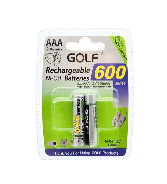 GOLF SARJLI  PIL  AAA 600mAh 2 LI