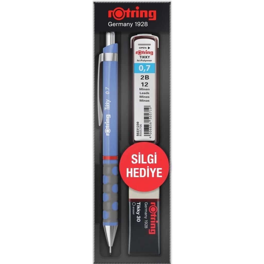 ROTRING TIKKY VERSATIL OKUL SETI 0.7MENEKSE MAVISI