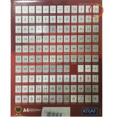 KRAF LASER ETIKET 2204 105x148 (4x100=400)HB1204