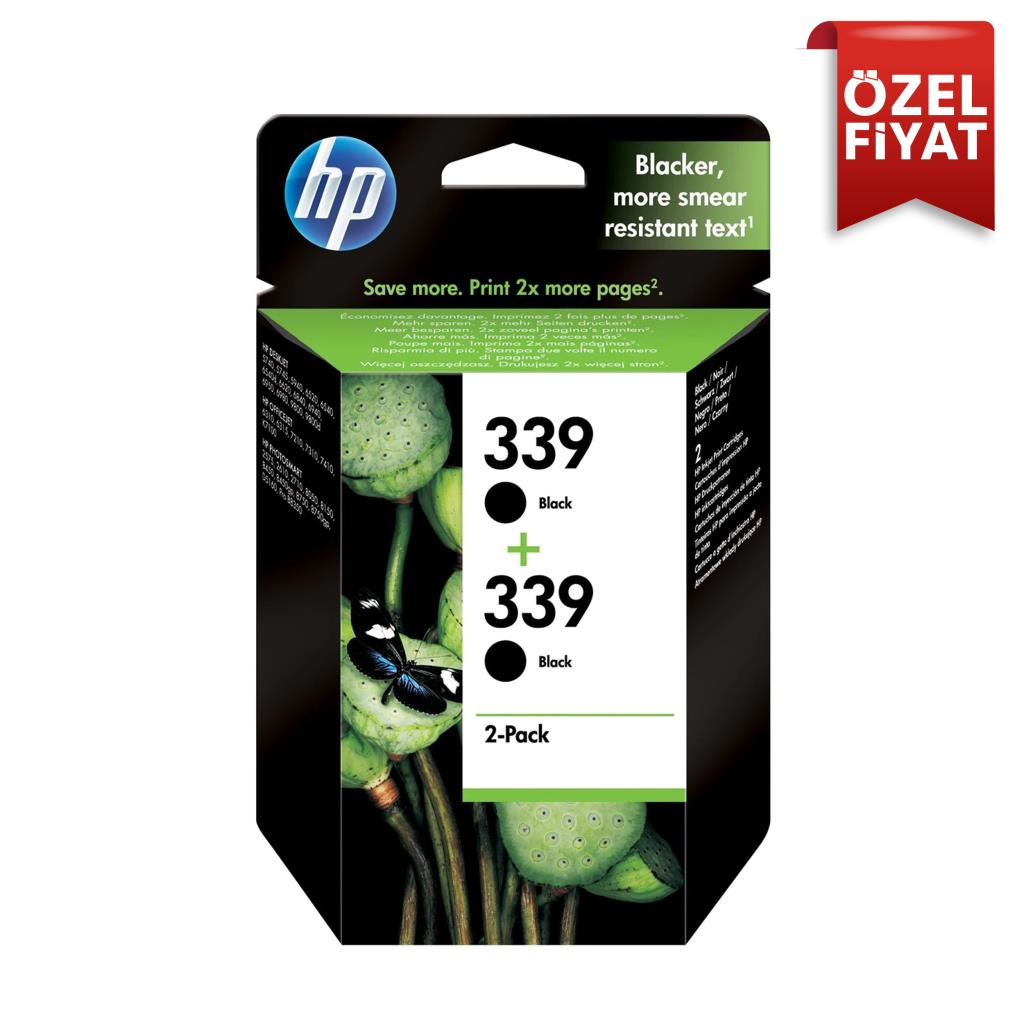 HP C950EE KARTUS (C8767E 2X PAKET) NO:339 SIYAH