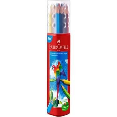 FABER KURUBOYA PLASTIK UCGEN TUP 12 RENK (113313)