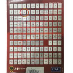 KRAF LASER ETIKET 2408 105x72 (80x100=800)