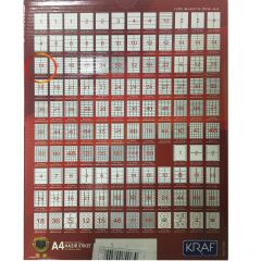 KRAF LASER ETIKET 2514 105x38 (17x100=1400)
