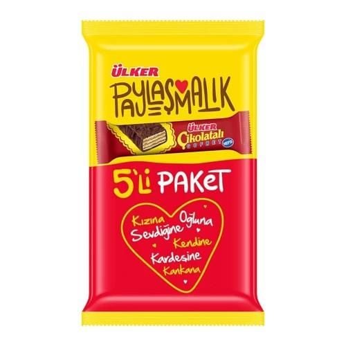 ULKER CIKOLATALI GOFRET 5 LI PAKET