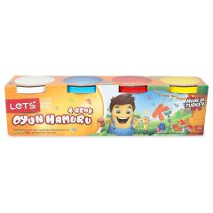LETS 4 RENK 600gr OYUN HAMURU (L8340)