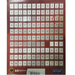KRAF LASER ETIKET 2312 70x70 (12x100=1200)HB1213
