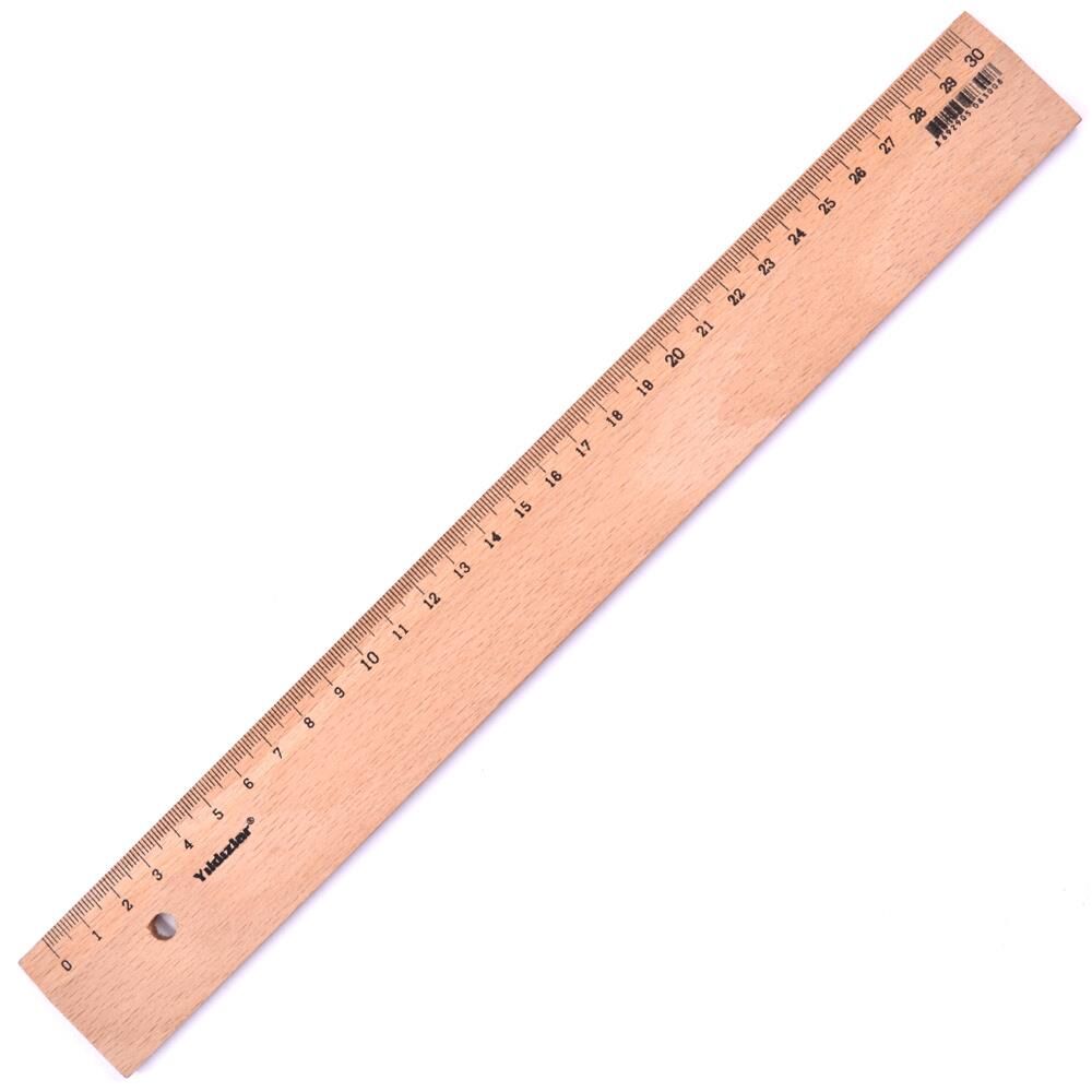 YILDIZLAR TAHTA CETVEL 30CM (KOD83)