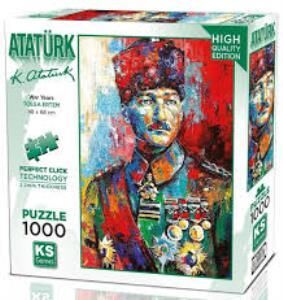 KS GAMES PUZZLE 1000 PARCA SAVAS YILLARI 20771