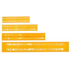 HATAS TEKNIK YAZI SABLONU CETVEL  SETI (02250)