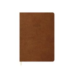 KESKIN AJANDA GUNLUK 2025 16x24 TERMO KAHVE 600021