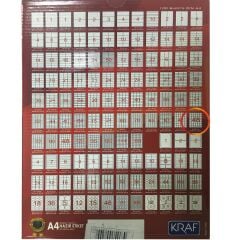 KRAF LASER ETIKET 2348 35x35 (48x100=4800)HB1348