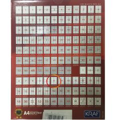 KRAF LASER ETIKET 2008 99.1x67.7 (8x100=800)HB1008