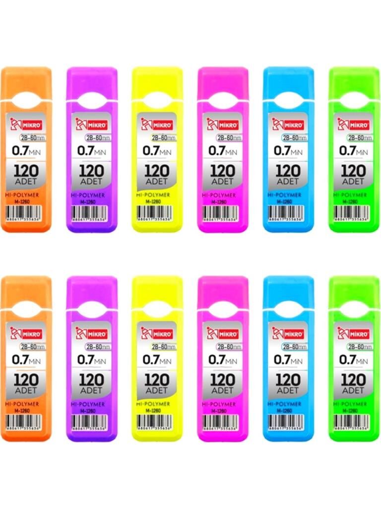 MIKRO MIN KALEM UCU  07 2B  60MM 12 LI KUT(M-1260)