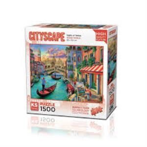KS GAMES PUZZLE 1500 PARCA SIGHTS OF VENICE