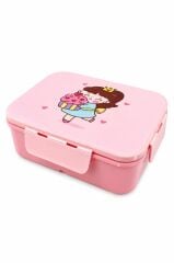 NOKI KIDS PLASTIK LANCH BOX PEMBE 151-060