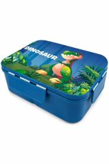 NOKI KIDS PLASTIK LANCH BOX LACIVERT/YESIL 151-070