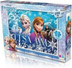 KS GAMES PUZZLE 200 PARCA FROZEN FRZ.113