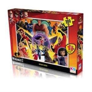 KS GAMES PUZZLE 200 PARCA INCREDIBLES 113