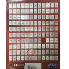 KRAF LASER ETIKET 2052 46x21 (52x100=5200)HB1052