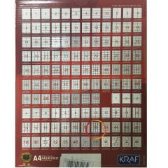 KRAF LASER ETIKET 2036 45x30 (36x100=3600)HB2036