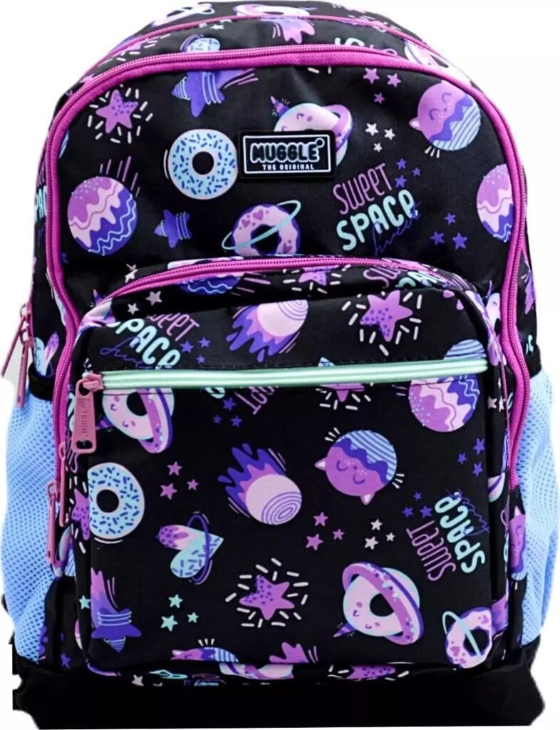 MUGGLE MU-0228 OT-SWEET SPACE SIYAH OKUL CANTASI