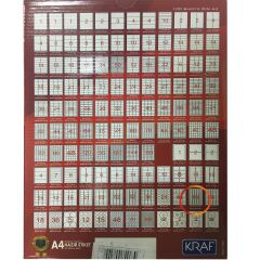 KRAF LASER ETIKET 2065 (38.1x21.2=6500) HB1065