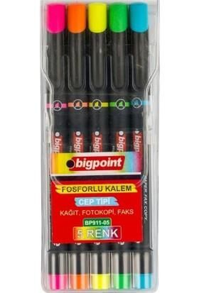 BIGPOINT FOSFORLU KALEM CEP TIPI 5 LI