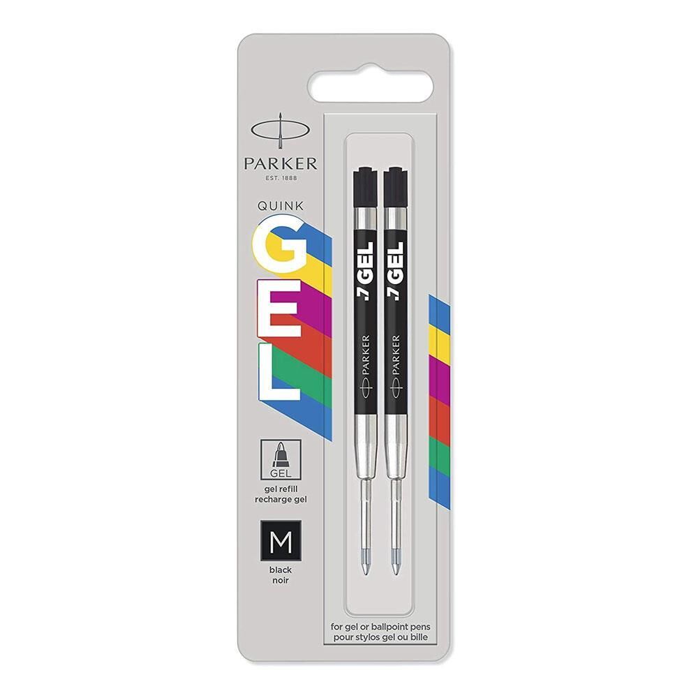 PARKER JEL KALEM REFILI SIYAH MEDIUM 2 LI