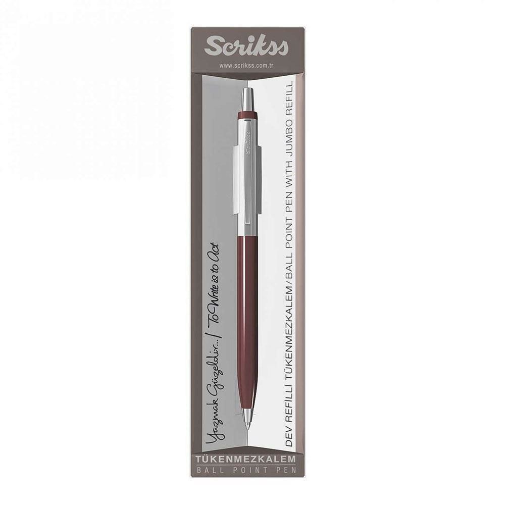 SCRIKSS TUKENMEZ KALEM BORDO (51)
