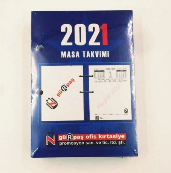 GURPAS BLOK MASA TAKVIMI 365 GUN 10X13  2024 (605)