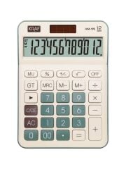 KRAF HESAP MAKINESI MASAUSTU 12 HANE HM-195G YESIL