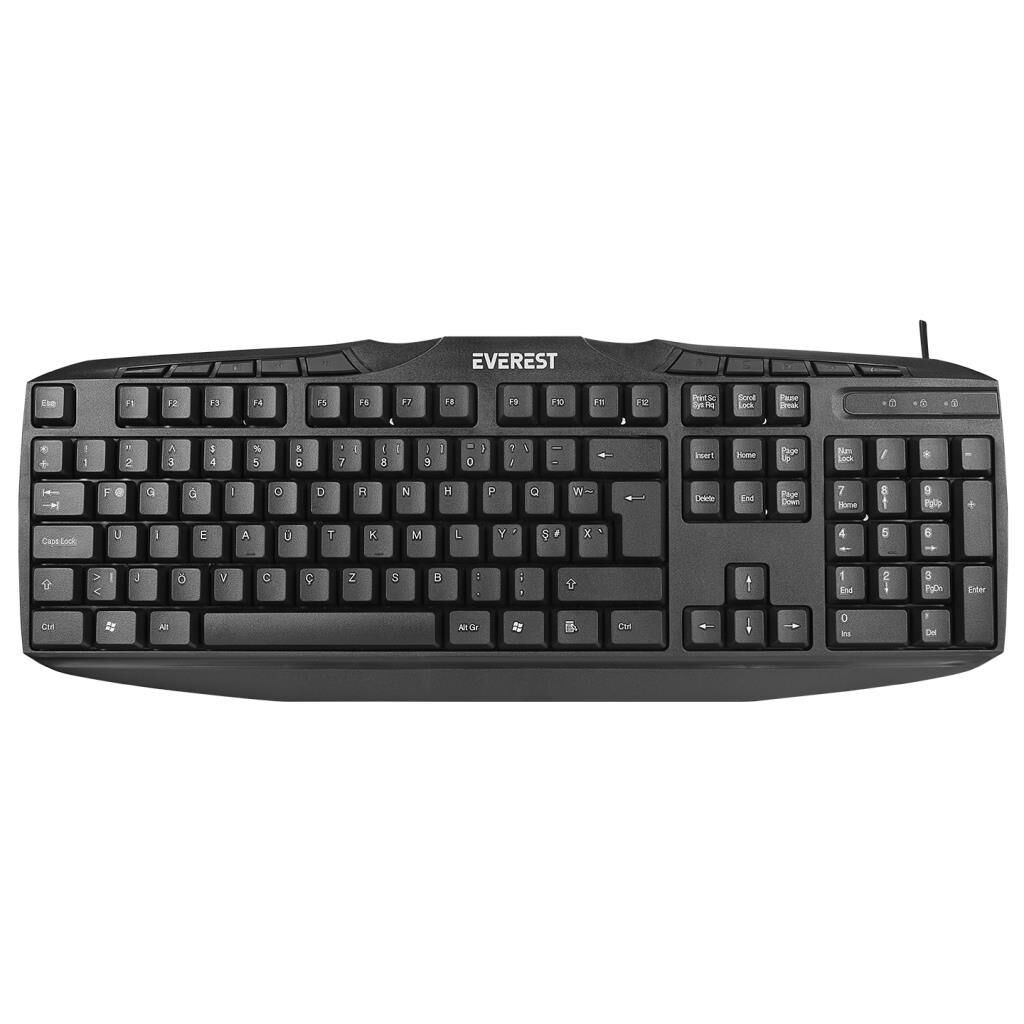 EVEREST KB-250U F USB KABLOLU MULTIMEDYA KLAVYE