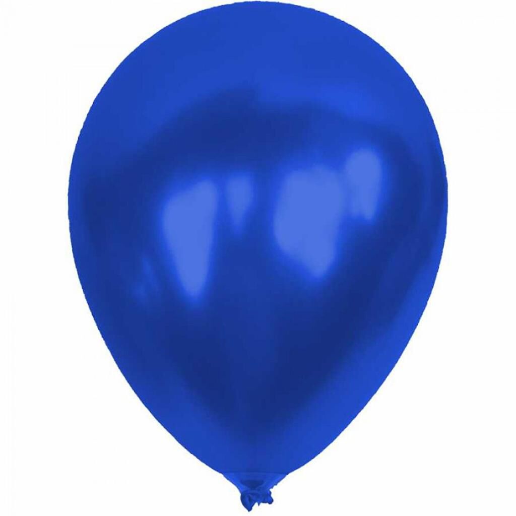 NEDI BALON DUZ RENK LACIVERT 100LU