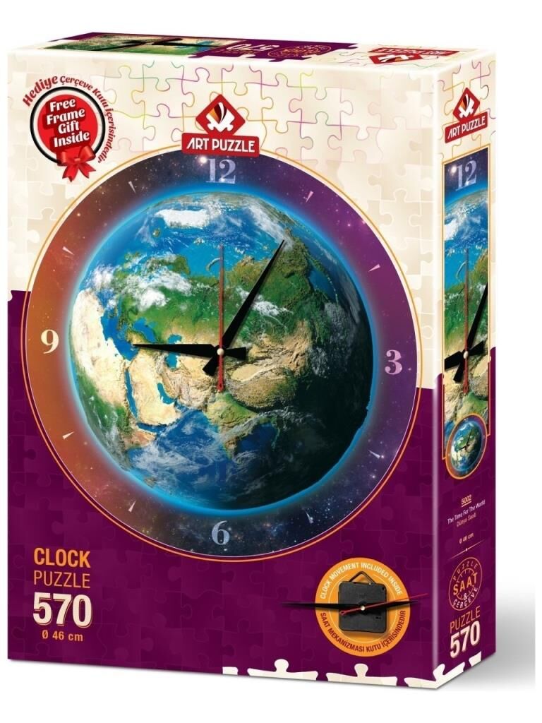 ART PUZZLE 570 PARCA DUNYA SAATI 5002