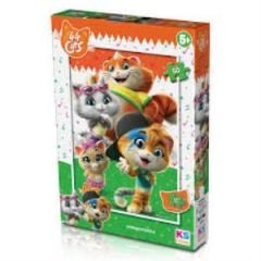 KS GAMES PUZZLE 50 PARCA 44 CATS PUZZLE CAT 709