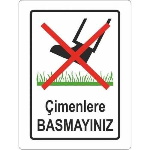 EKSTRAFIX CIMLERE BASMAYINIZ LEVHA (YUL-419) 25x35