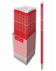 FABER CASTELL UCGEN OKUL KURSUN KALEM 2.5 B 72 LI