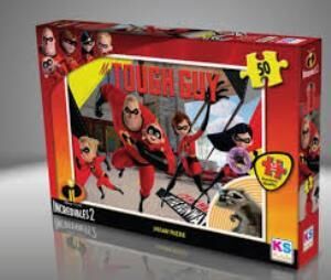 KS GAMES PUZZLE 50 PARCA INCREDIBLES 2 INC 709