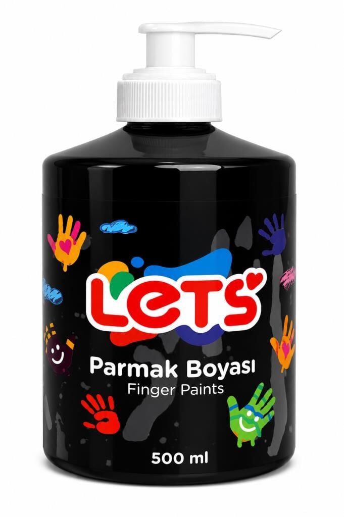 LETS PARMAK BOYASI 500ML SIYAH L5009