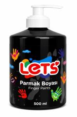 LETS PARMAK BOYASI 500ML SIYAH L5009