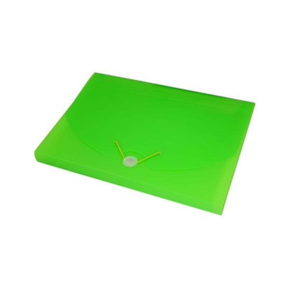 KRAF EVRAK DOSYASI KORUKLU 13 CEP LAS.YESIL(F4302)