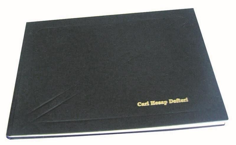 DILMAN CARI HESAP DEFTERI CILTLI YAN 20x28 96 YP 01.145265