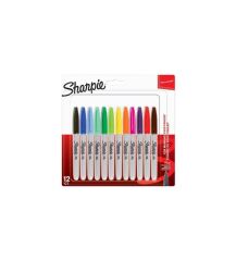 SHARPIE PERMANENT MARKER FINE 12 LI SET (2065404)