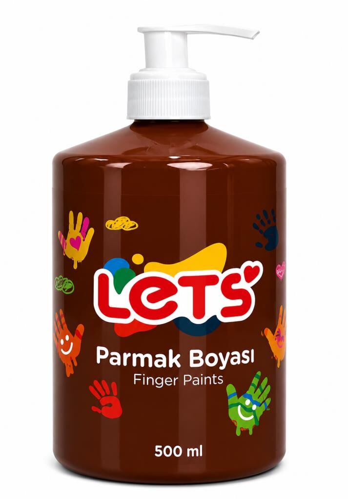 LETS PARMAK BOYASI 500ML KAHVERENGI L5008