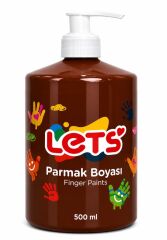 LETS PARMAK BOYASI 500ML KAHVERENGI L5008