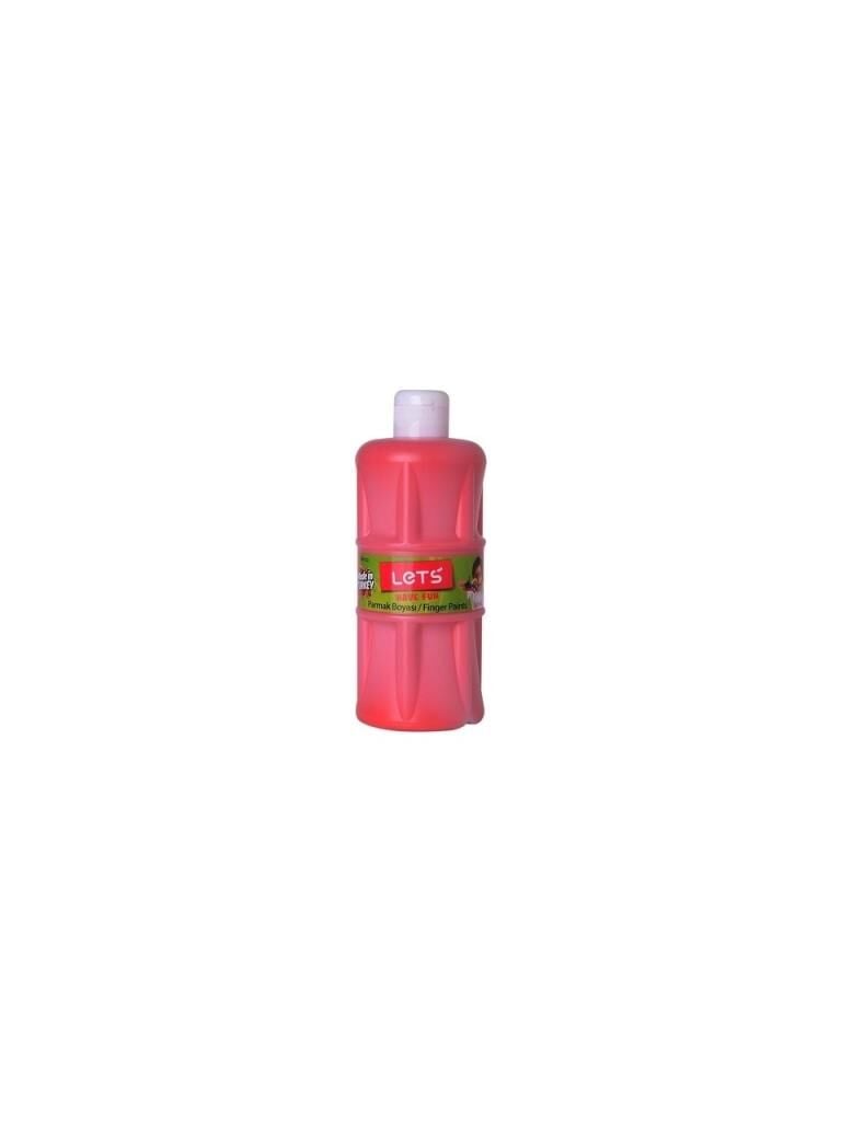 LETS PARMAK BOYASI 500ML KIRMIZI L5004