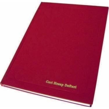 DİLMAN CARI HESAP DEFTERI CILTLI DIK 17x24 96 YP